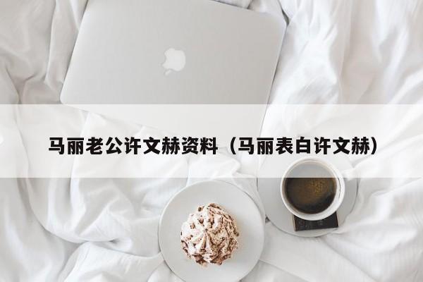 马丽老公许文赫资料（马丽表白许文赫）-第1张图片-科灵网